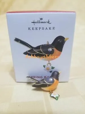 Hallmark 2021 Spring Robin Bird Miniature Christmas Ornament • $11.99