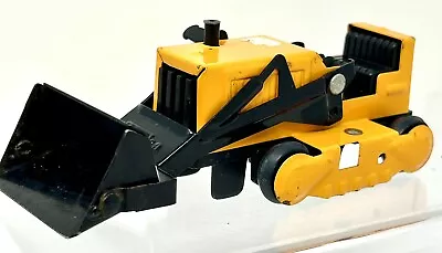 Tonka Pressed Metal Mini Front Loader Toy 5  Orange Vtg 1970's - Bulldozer • $7.99