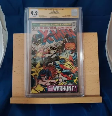 X-Men #95 CGC 9.2 Signed Claremont 3rd App New X-Men Marvel Comics 1975 • £241.05