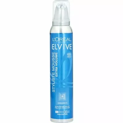 L'OREAL PARIS ELVIVE STYLISTE EXTRA VOLUME FIRM CONTROL MOUSSE 200 ML • £7.99