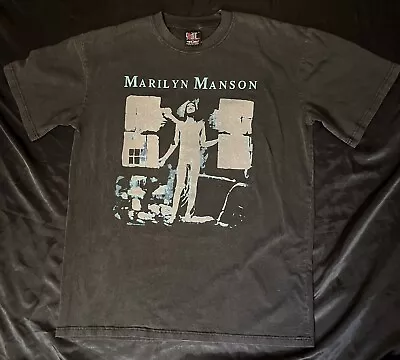 Rare Vintage GIANT Marilyn Manson Tour Concert T Shirt 90's XL • $200