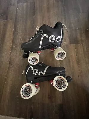 Labeda Voodoo U3 Black  Red  Roller Skates-size Men’s/Boys Size 5 • $55