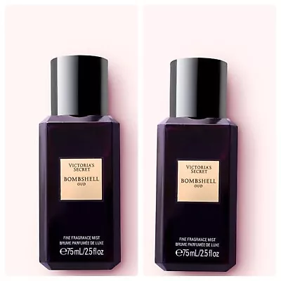 2 X Victoria's Secret Bombshell OUD Fragrance Mist 75ml Travel Size • $54.95