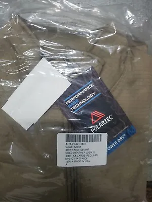 USGI GEN III Level 2 ECWCS Polartec Cold Weather Waffle Shirt 2XL Made USA NEW  • $32