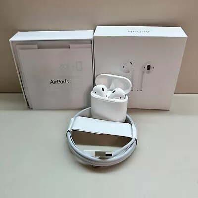 Apple AirPods 2nd Generation With Earphone Earbuds Wireless Charging Box AU Ship • $43.89