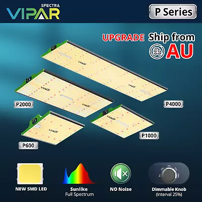 VIPARSPECTRA P2000 P1000 P600 LED Grow Lights Full Spectrum Kits Veg Flower IR • $128.99