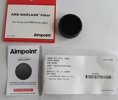 AIMPOINT 12239 ARD SCREW-IN KILLFLASH FILTER 30mm/ COMP AND 9000 SERIES SIGHTS • $24