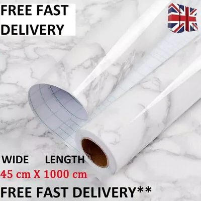 £92.98 • Buy 10m Marble Wallpaper Self Adhesive Waterproof Kitchen Countertop Stickers Film