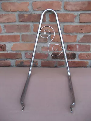 VTG Chopper Chrome Sissy Bar 18  Tall For Harley Triumph BSA Honda Kawasaki #1 • $55