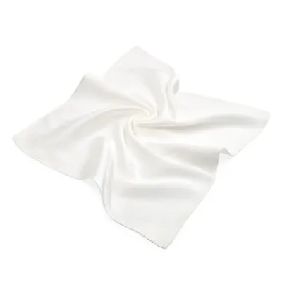 Premium 100% Pure Mulberry Silk Solid Pocket Square Handkerchief Scarf 13.5  • $12.99