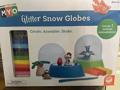 New - MindWare Make Your Own Glitter Snow Globes - Ages 6+ • $8