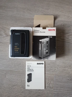 £13 • Buy Sanyo Voice Activated System Cassette Tape Recorder Model M 1118 VAS