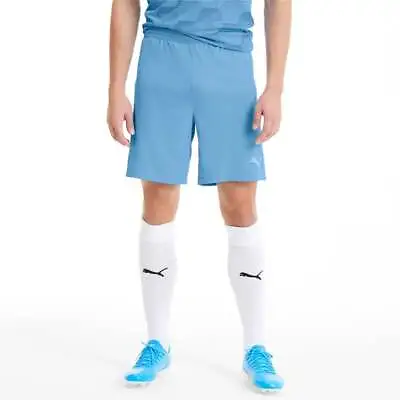 Puma Teamfinal 21 Soccer Shorts Mens Blue Casual Athletic Bottoms 704257-18 • $9.99