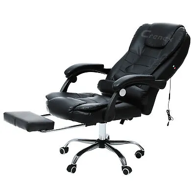 £127.99 • Buy Luxury Office Computer Massage Chair Gaming Swivel Recliner Leather Executive