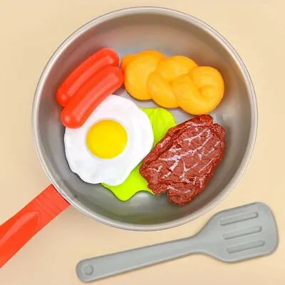 £4.96 • Buy Children Kids Kitchen Toy Set Role Play Pretend Food Cookware Pot Cooking Toy