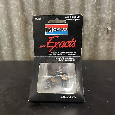 MAZDA RX7 Vintage Monogram Mini Exacts  1:87 HO Scale Model Car No.2057 • $20.83