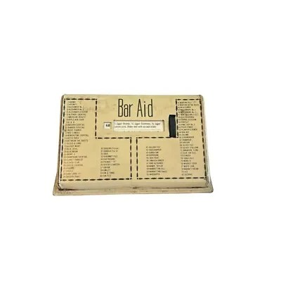 1950’s Bar Aid Cream Metal Drink Instruction Wheel Bartender Helper Vintage Deco • $59