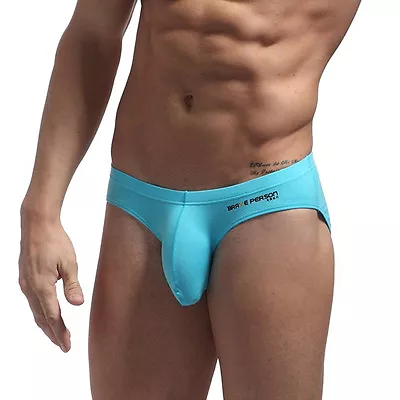 New Brave Person Brand Men's Low Waist Briefs Bikini Sexy Underwears Cotton S-XL • $5.99