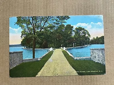 Postcard Lake Mahopac New York Entrance To Fairy Island Vintage NY PC • $14.99