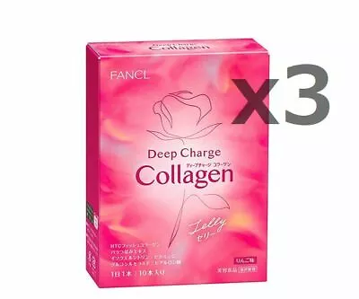 3-jelly Boxes! FANCL Deap Charge Collagen Jelly HTC Collagen 10sticks X 3 Boxes • $89.90