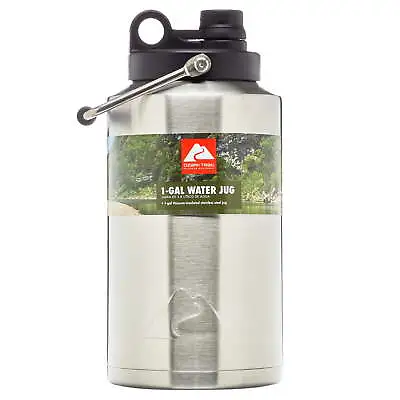 1 Gallon Water Jug Stainless Steel Double Wall Vacuum-Sealed Hot & Cool BPA Free • $29.97