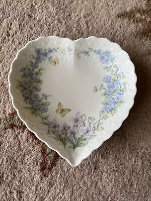 Mikasa Heart Shaped Porcelain Dish “Thinking Of You” EUC! • $10