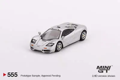 1:64 McLaren F1 -- Magnesium Silver -- Mini GT MGT00555 • $26.99