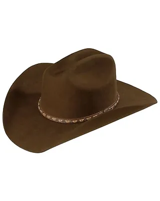 Justin Plains 2X Felt Cowboy Hat - JF0242 PLNS • $87.45