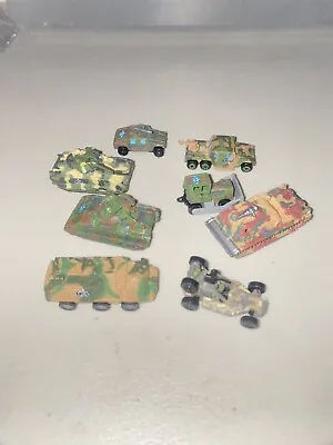 Vintage 80’ And 90’s Micro Machines Military Vehicle Lot Of 8 • $49