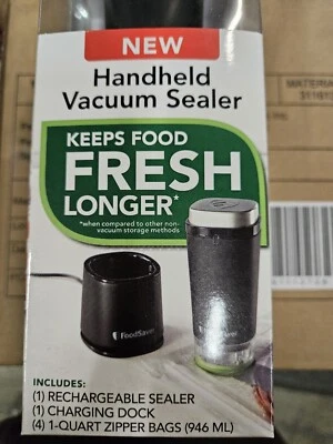 $30.99 • Buy FS1130 NEW FoodSaver Cordless Food Vacuum Sealer Handheld 31161375 FREE SHIPPING