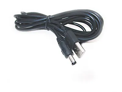 2m USB Black Charger Power Cable For Acoustic Solutions 9074453 DAB Radio • £4.99