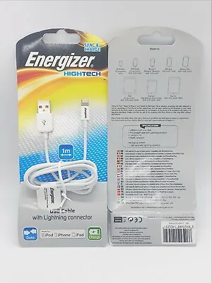 $9.99 • Buy Energizer HIGHTECH Lightning Cable For IPhone / IPad / IPod, Brand New,FREE POST