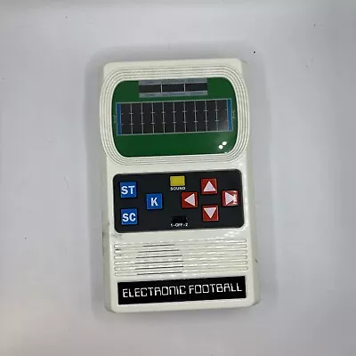 Vintage Electronic Football Hand Held Video Game Tested Works Mattel • $17