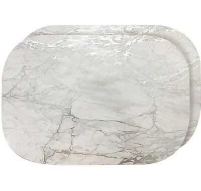 £27.67 • Buy Dainty Home Marble Cork Granite Print Thick Cork 12  X 18  Oval Placemats