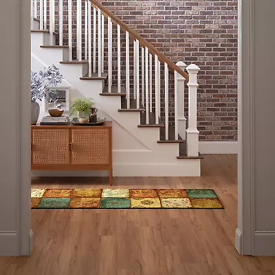 Mohawk Home Free Flow Artifact Panel Patchwork Runner Area Rug 2'x5 Multi • $46.09