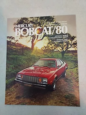 1980 Mercury Bobcat Runabout Hatchback Wagon Dealer Brochure Book 9  X 11  • $19.99