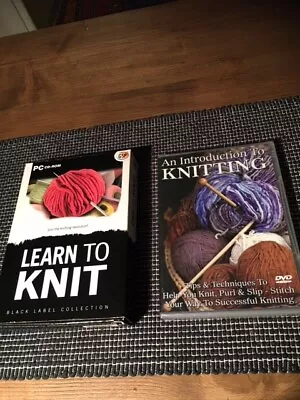 Learn To Knit CD Rom X 2 New • £3