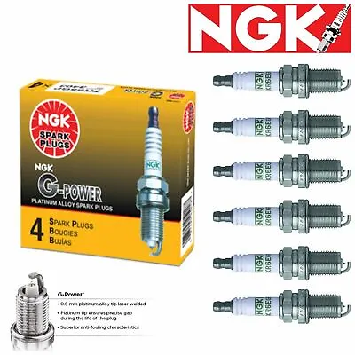 6 Pack NGK G-Power Spark Plugs 7084 BPR6EGP 7084 BPR6EGP Tune Up Kit Il • $22.99