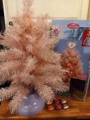 Rare Vintage Barbie Of Swan Lake Christmas Tree 26” Pink Lavender Tree Ornaments • $17