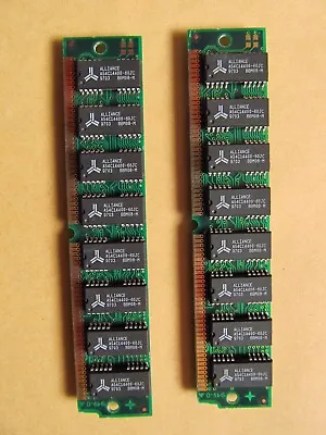 16MB (2 X 8MB) 72-pin SIMM FPM RAM Memory 60ns Double-Sided 5V AS4C14400-60JC • £19.99