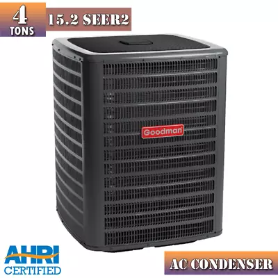 4 Ton 15.2 SEER2 High Efficiency Goodman Air Conditioner Condenser GSXH504810 • $2700