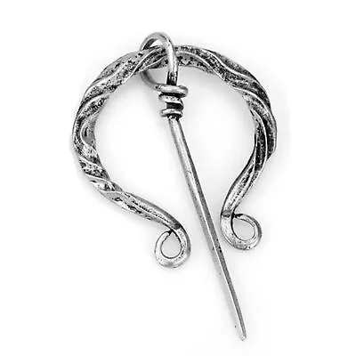 Brooch Pin Celtic Knot  Irish Shawl Cloak Pin Scarf Kilt Pewter Viking Pagan • $9.83