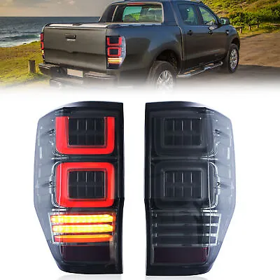 VLAND Smoke LED Tail Lights For 2012-2018 Ford Ranger • $266.39