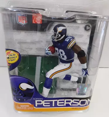 MCFARLANE NFL SERIES 26 ADRIAN PETERSON BRONZE COLLECTOR LEVEL 1 Of 3000 - NIP • $24.99