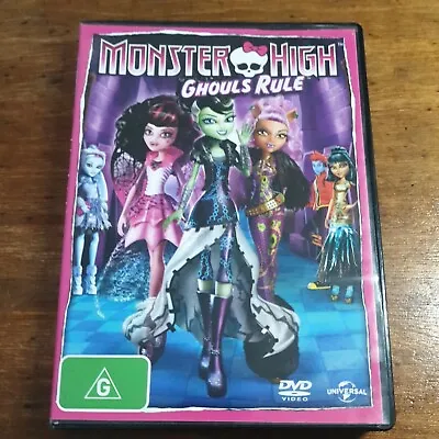 Monster High GHOULS RULE DVD R4 LIKE NEW FREE POST  • $4.51