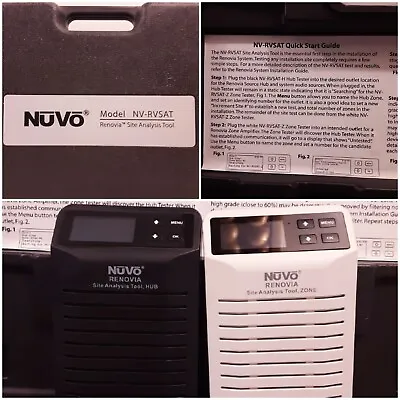 NuVo Renovia NV-RVSAT Site Audio Analysis Tool With Storage Travel Case • $79.87