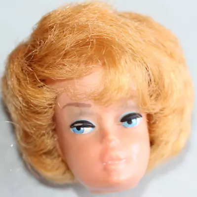 *vintage 1961 Barbie Doll #850 Blond Head Only--2 Flaws    4-10-17 • $8