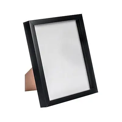 3D Box Photo Frame Standing Hanging Craft Shadow Picture Frames 8 X 10  Black • £10