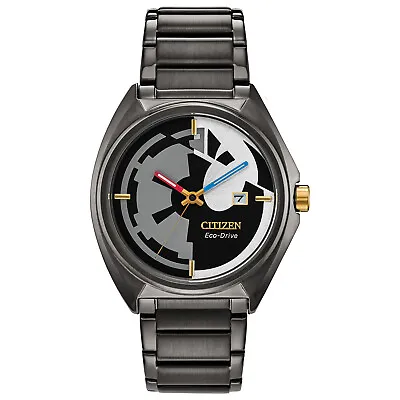 Citizen Eco-Drive Mens Star Wars Rebels Empire Split Dial Watch 42mm AW1578-51W • $86