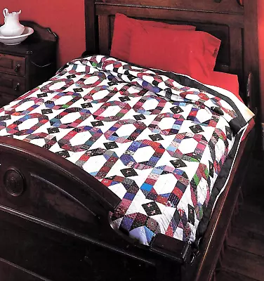 Memory Chain  -----   Patchwork Vintage Quilt Pattern • $4.99